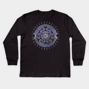 Hecate Wheel Kids Long Sleeve T-Shirt